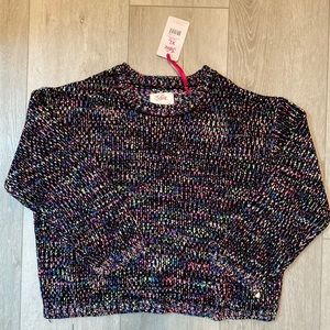 Justice Marled Crewneck Sweater